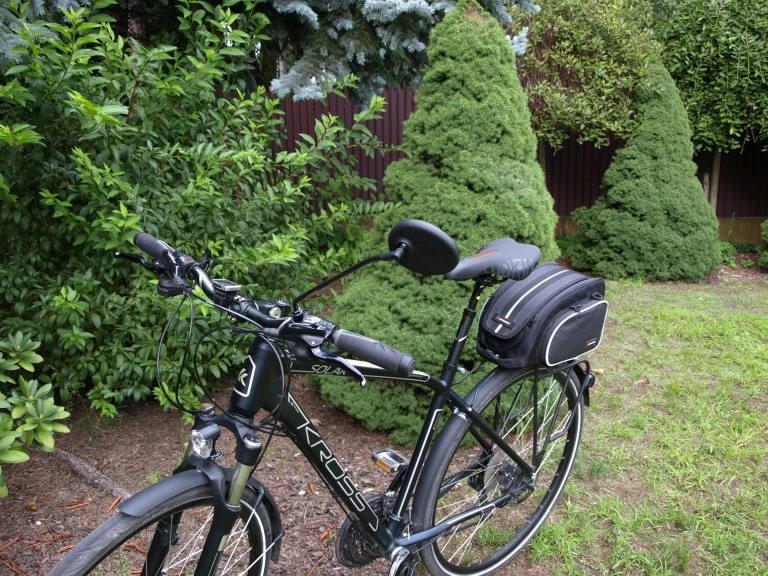 AJS dviračio veidrodis ilga rankena 25 cm juoda - lenkiška prekė