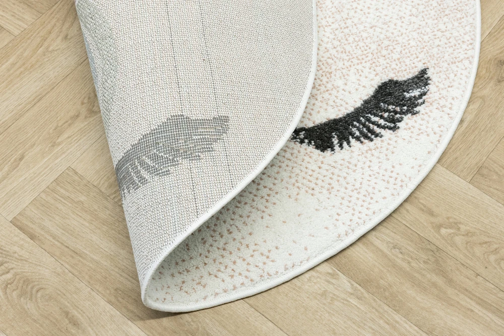Akcila APVALUS KREMINIS KILIMAS LIMA MERGAITEI VIENRAGIS KARŪNAS sk. 120 cm