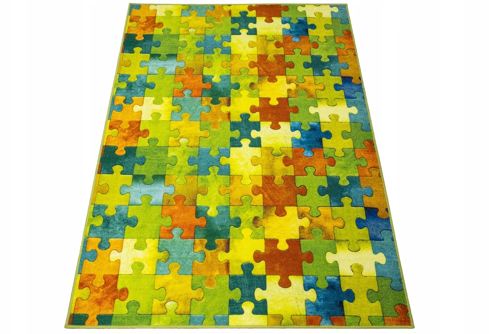 Akcila DYWAN DLA DZIECKA Dėlionė DO POKOJU DZIECI CHŁOPCÓW NA FILCU 100x200 cm