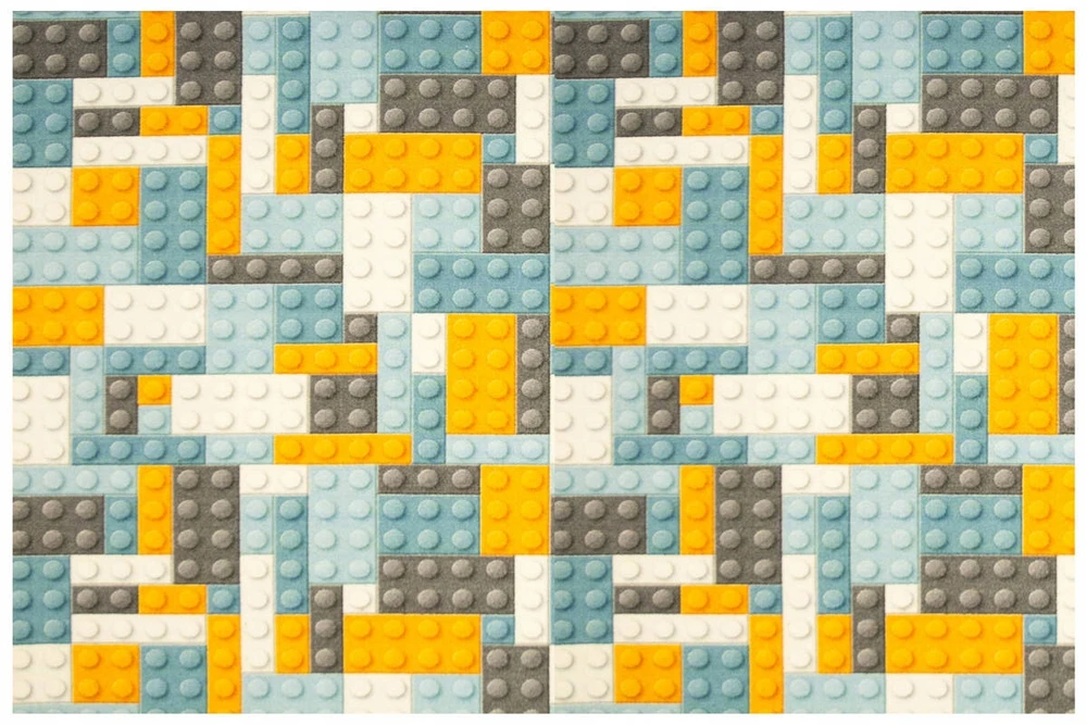 Akcila DYWAN DO POKOJU DZIECKA KOLOROWY W Kaladėlės PASTELOWE NA FILCU 200x300 cm