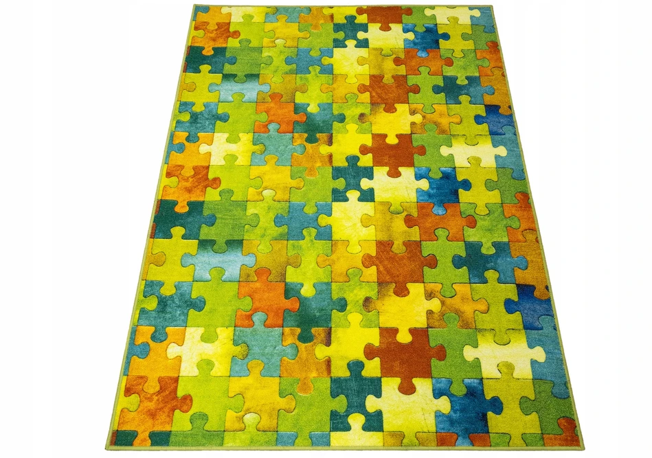 Akcila DYWAN DZIECIĘCY DO POKOJU DZIECI KOLOROWY Dėlionė NA WYMIAR FILC 200x300 cm