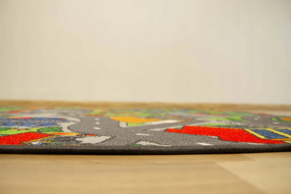 Akcila DYWAN DZIECIĘCY ULICE ULICZKI DROGA PĘTELKOWY DLA CHŁOPCA CLEVER 200x250 cm