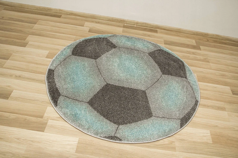 Akcila DYWAN OKRĄGŁY MIĘKKI PILKA DLA CHŁOPCA PIŁKA NOŻNA FOOTBALL LIMA śr. 140 cm