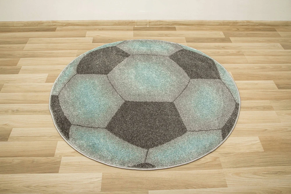 Akcila DYWAN OKRĄGŁY MIĘKKI PILKA DLA CHŁOPCA PIŁKA NOŻNA FOOTBALL LIMA śr. 140 cm