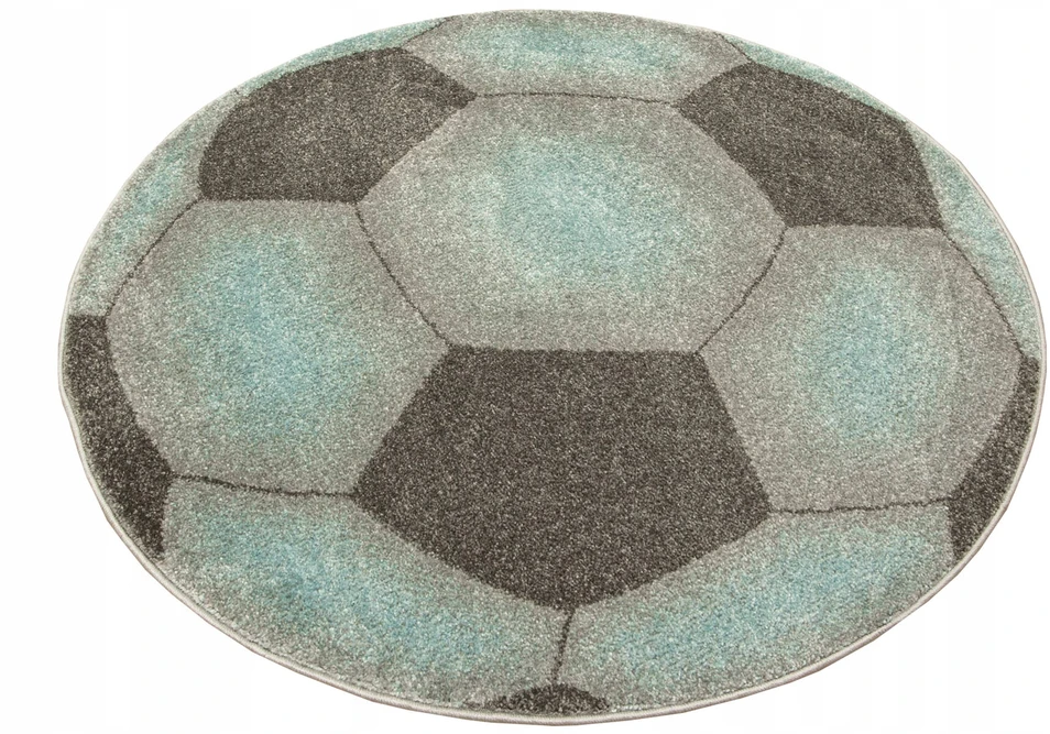 Akcila DYWAN OKRĄGŁY MIĘKKI PILKA DLA CHŁOPCA PIŁKA NOŻNA FOOTBALL LIMA śr. 140 cm