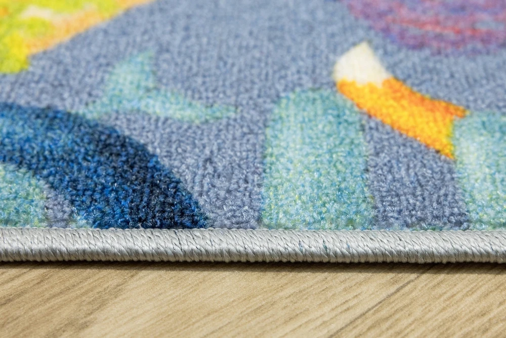 Akcila DYWAN PILKA ALFABET DO POKOJU DZIECKA DZIECI LITERKI ZWIERZĄTKA 250x300 cm