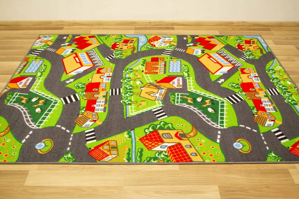 Akcila VAIKŲ KILIMAS GATVĖS MIESTO KELIAS GATVĖS VAIKAMS BEPROTIMS 250x400 cm