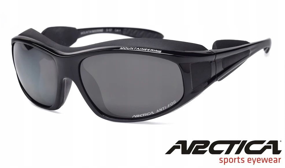 Akiniai GÓRSKIE ARCTICA S-107 KAT. 4 UV400 S4 TREKKING SNIEGO ŠONINIAI dangčiai