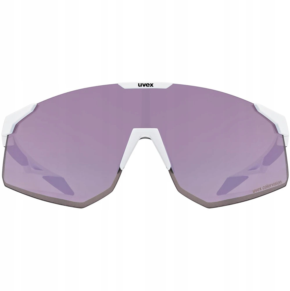 Akiniai Uvex pace perform S CV baltas matt / mirror pink