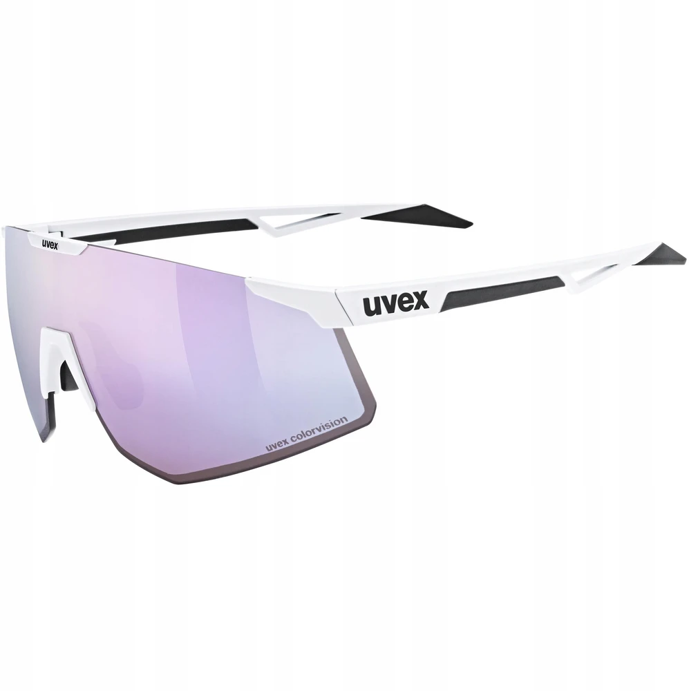 Akiniai Uvex pace perform S CV baltas matt / mirror pink