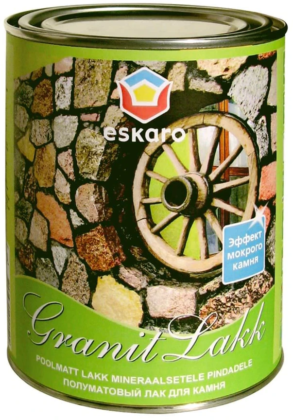 Akmens lakas ESKARO GRANIT LAKK, pusiau matinis, 950 ml