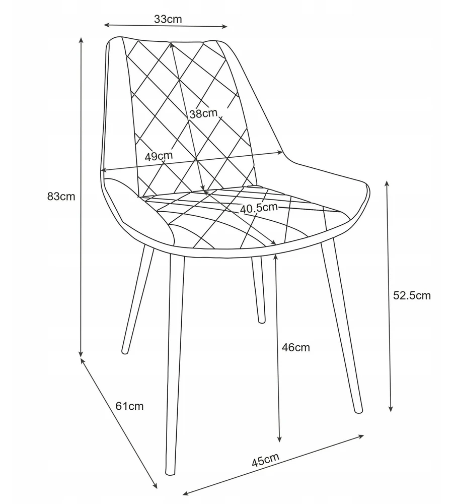 Akord KĖDĖ SJ.0488 JUODA