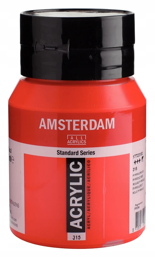 Akrilinė dažai - ROYAL TALENS - AMSTERDAM - Karmininė raudona - 500ml - Mišinys