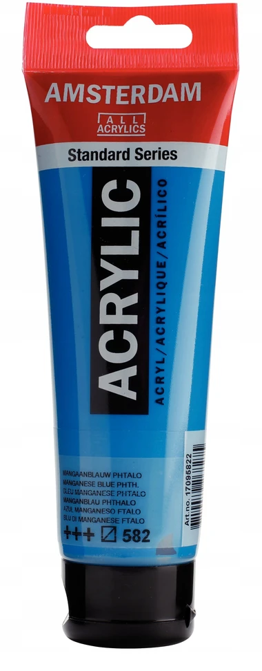 Akrilinė dažai - ROYAL TALENS - AMSTERDAM - Ftalociano mangano - 120ml - Tūbelė