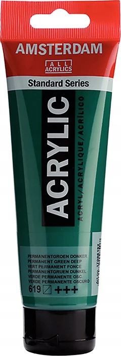 Akrilinė Dažai - Royal Talens - Amsterdam - Gilus Nuolatinis Žalias - 120ml - Vamzdis