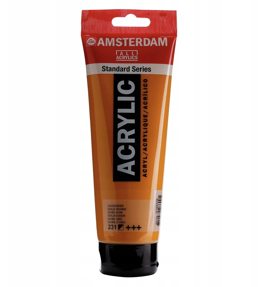Akrilinė dažai tinkle - Auksinė okra - 231 - Amsterdam - 250ml