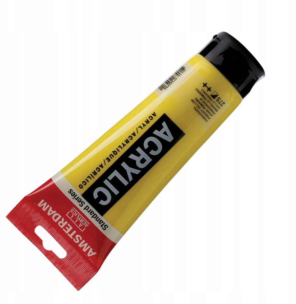 Akrilinė dažai tūbelėje - Pirminė geltona - 275 - Amsterdam - 250ml