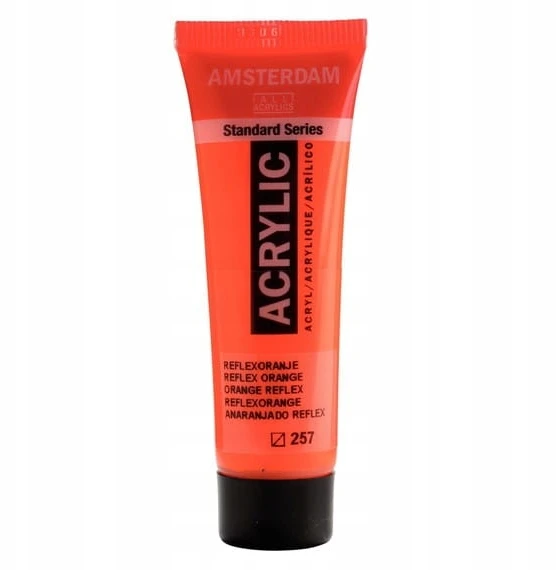 Akrilinė spalva - Amsterdam - Standartinis akrilas - 20 ml - Oranžinė - Matinė