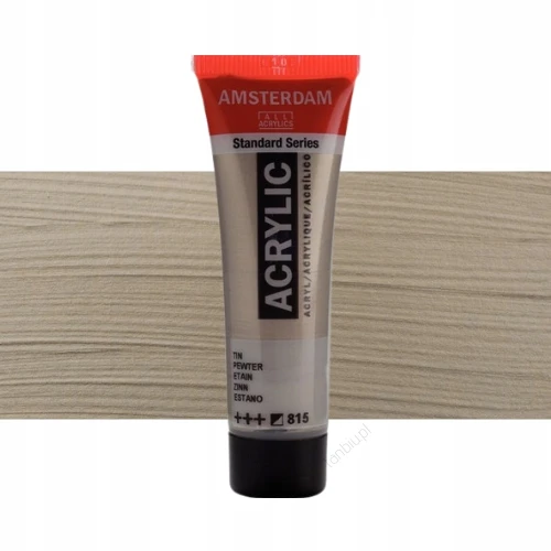 "Akrilinė tapyba - Amsterdam - Standartas - 20 ml - Peltro spalva - Atspari šviesai"