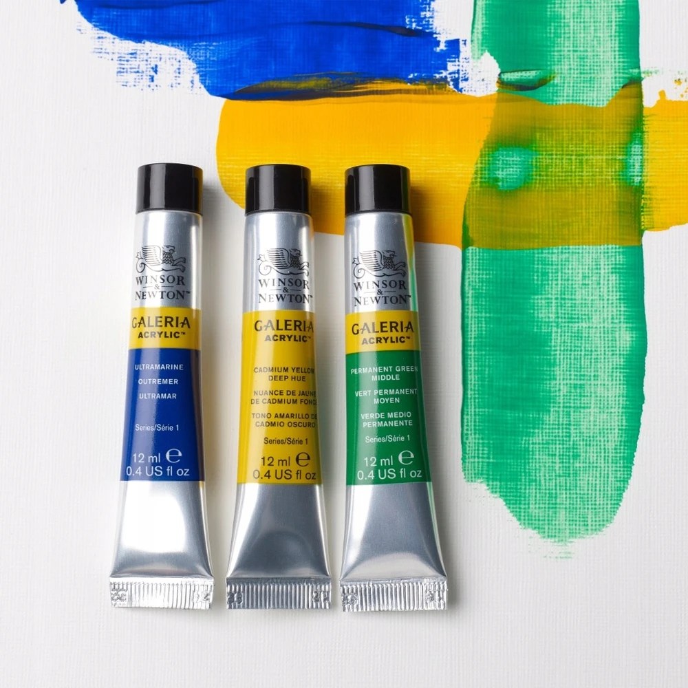 Akriliniai dažai "galeria" 10 x 12ml, Winsor & Newton