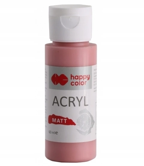 Akriliniai dažai Happy Color, Rožinė mediena, 60 ml