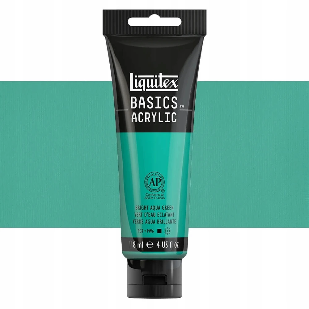 Smartmax Akriliniai dažai Liquitex Basics 118 ml, Aqua Žalias Bright