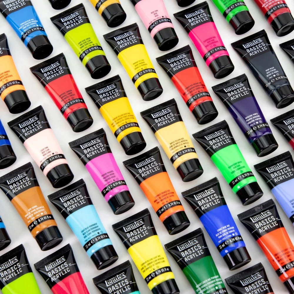Akriliniai dažai Liquitex Basics 118 ml, gilus violetas