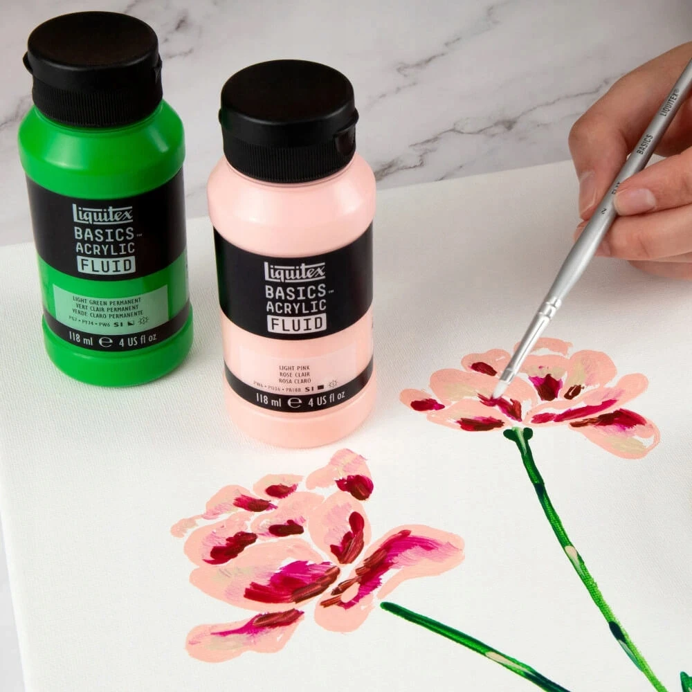 Akriliniai dažai Liquitex Basics Fluid 118ml 420 primary mėlynas