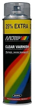 MOTIP Dažai juodi matiniai 500ml