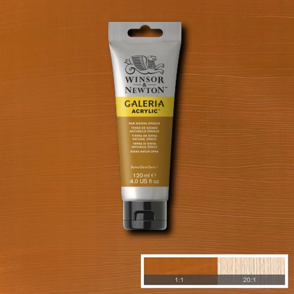Akriliniai dažai Winsor & Newton Galeria 120 ml - 553 Žaliasis Umbra