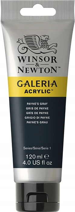 Akriliniai dažai Winsor & Newton Galeria 120 ml, pilki