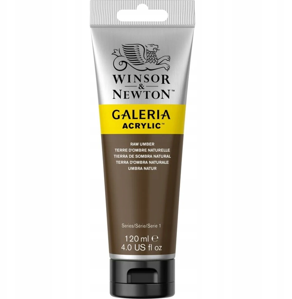 Akriliniai dažai Winsor & Newton Galeria 120 ml, 554 Raw Umber