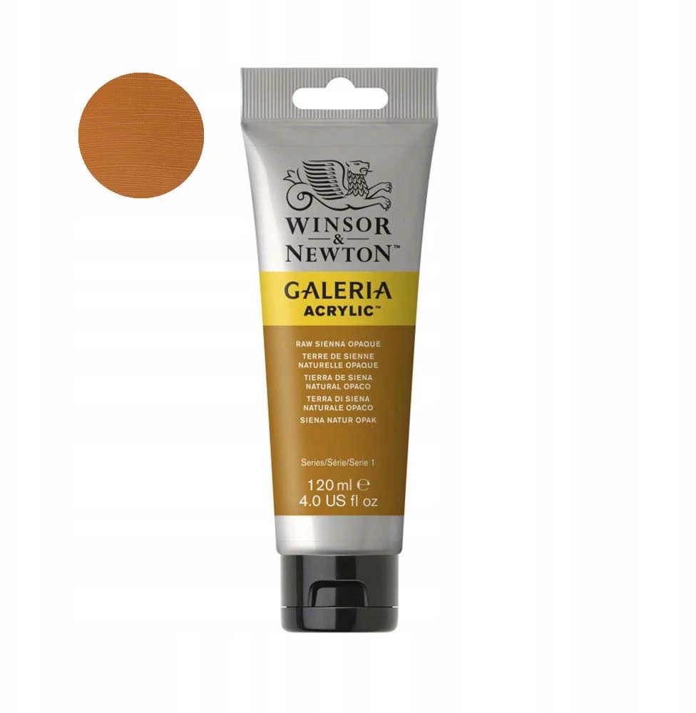 Akriliniai dažai Winsor & Newton Galeria 120 ml, 554 Raw Umber