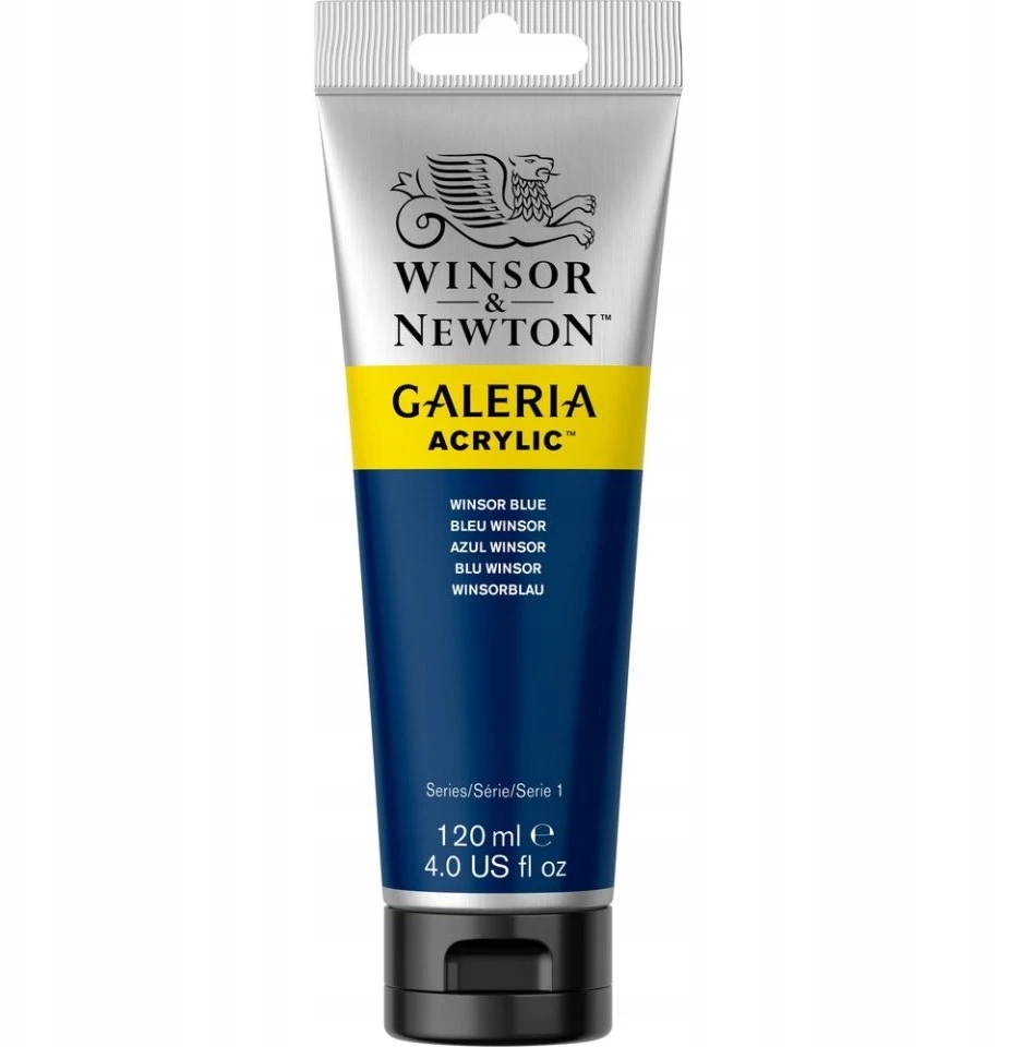 Akriliniai dažai Winsor & Newton Galeria 120 ml, Mėlyni