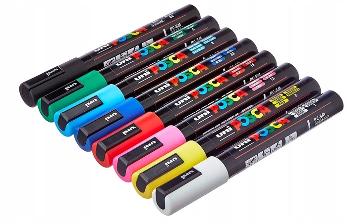 Marker. POSCA UNI PC-3M 8vnt. Set