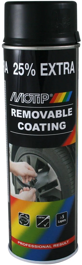 Motip Dažai REMOVABLE COATING juodi blizgūs 500ml