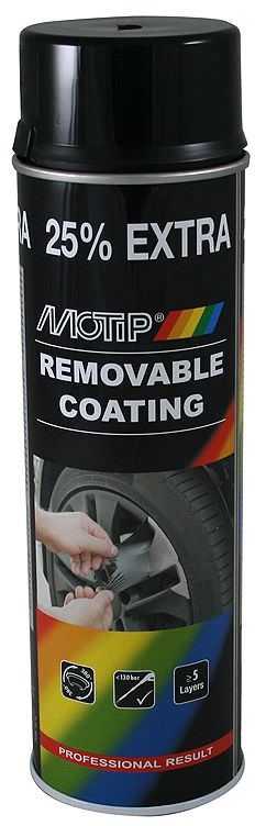 Motip Dažai REMOVABLE COATING juodi blizgūs 500ml