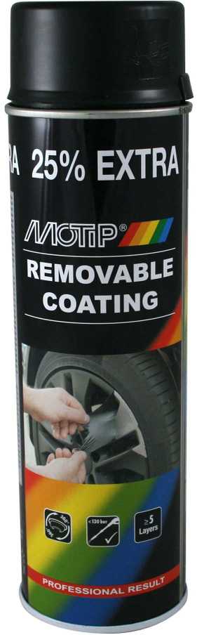 Motip Dažai REMOVABLE COATING juodi matiniai 500ml