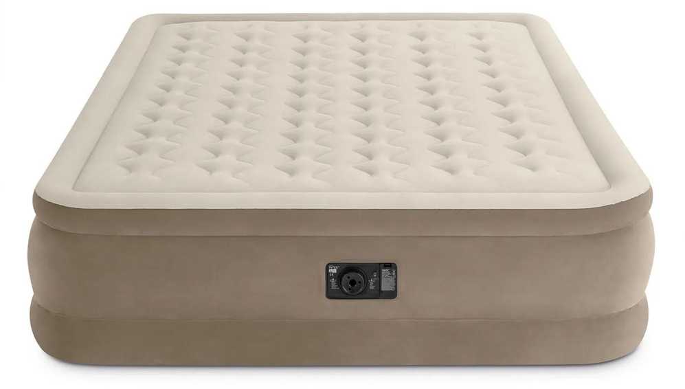 Aksominis čiužinys su elektriniu siurbliu 203 x 152 x 42 cm INTEX 64458