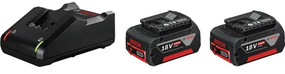  Bosch Akumuliatorius GBA 18V 2x4.0Ah ProCORE18V + kroviklis GAL 18V-40