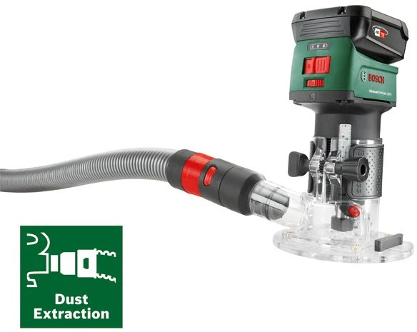 Bosch AdvancedTrimRouter 18V-8 Vertikali freza be akumuliatoriaus ir kroviklio