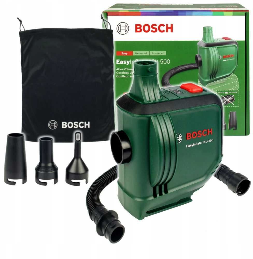 Akumuliatorinė oro pompa Bosch EasyInflate, 18V-500, 18 V