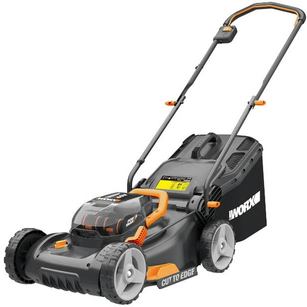 Akumuliatorinė savaeigė vejapjovė Worx WG749E; 2x20 V; 2x4,0 Ah akum.
