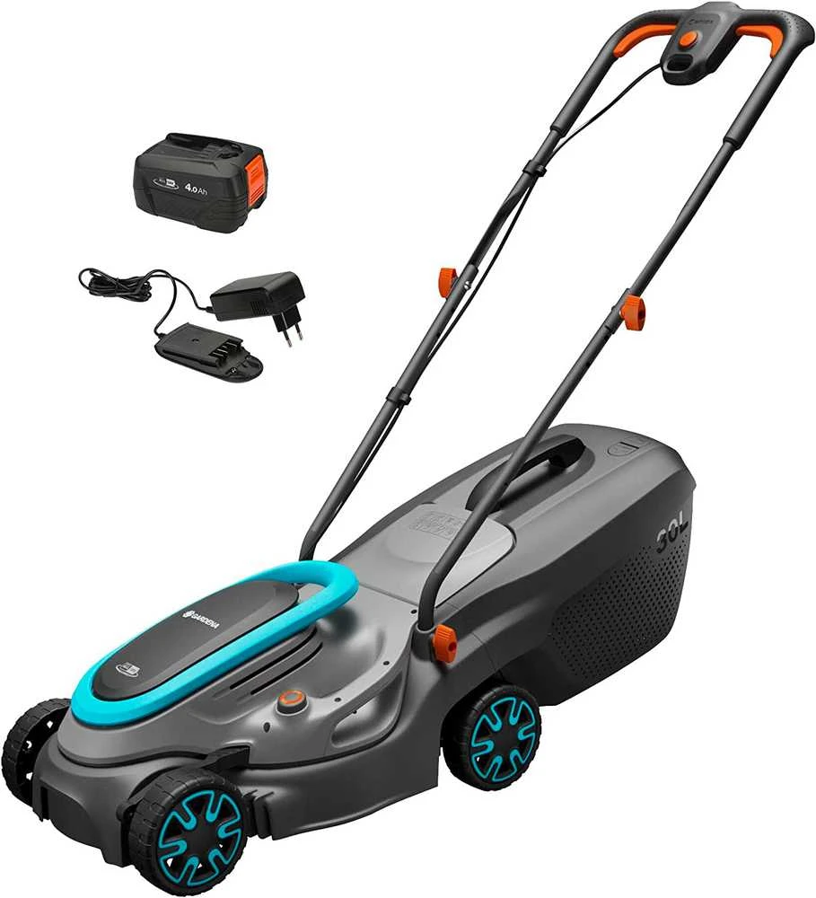 Gardena Akumuliatorinė vejapjovė PowerMax 32/18V P4A rinkinys