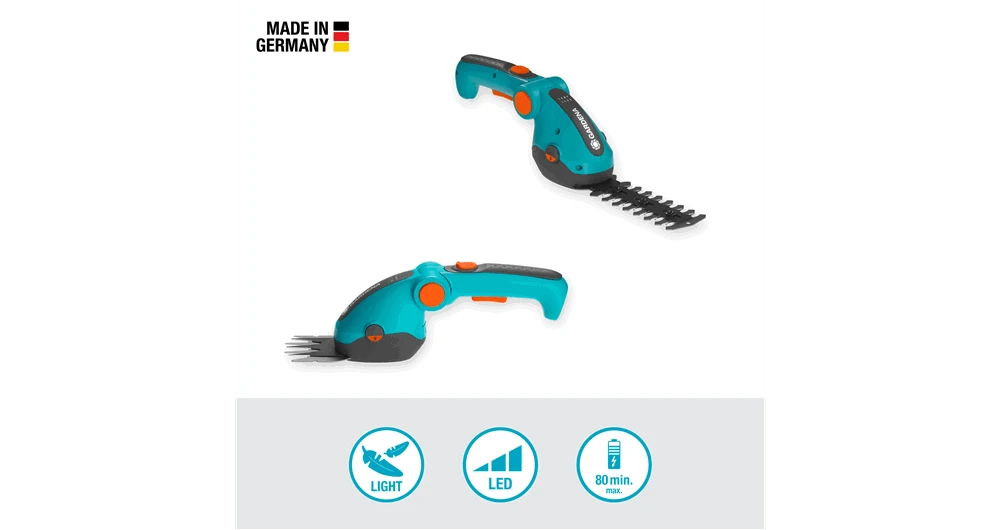 Gardena Akumuliatorinės žolės ir krūmų žirklės ComfortCut Li