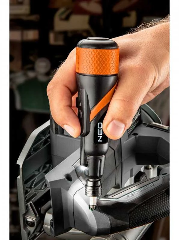 Akumuliatorinis Atsuktuvas NEO 3.6V Li-Ion, 280 aps./min, 43 Antgaliai