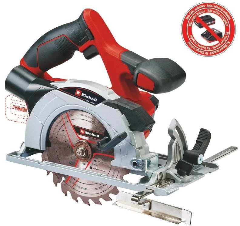 Einhell Akumuliatorinis mini diskinis pjūklas TE-CS 18/89 Li be akumuliatoriaus ir kroviklio