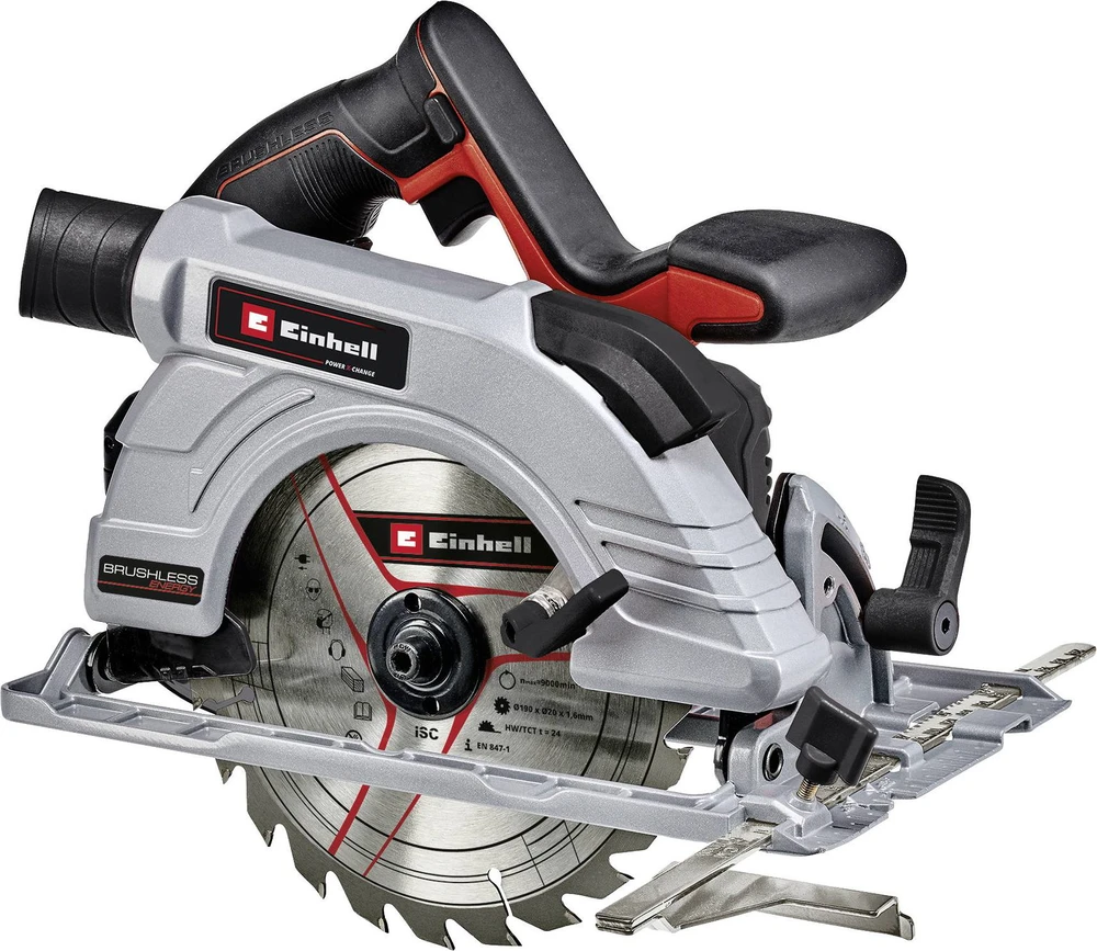 Einhell Akumuliatorinis diskinis pjūklas TE-CS 18/165-1 Li be akumuliatoriaus ir kroviklio