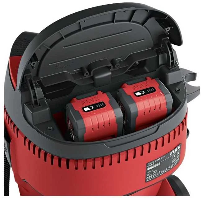 Akumuliatorinis dulkių siurblys FLEX VCE 22 L AC 2x18,0