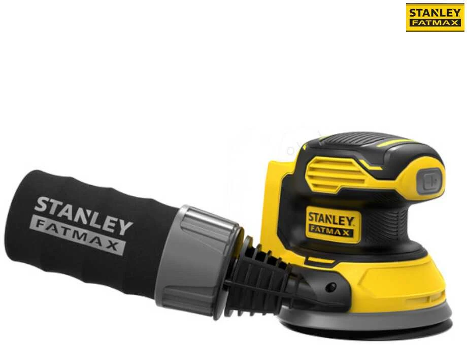 Ekscentrinis šlifuoklis Stanley SFMCW220B-XJ; 18 V (be akumuliatoriaus ir pakrovėjo)